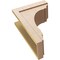 Ekena Millwork 10"W x 20"D x 30"H Classic Warren Rough Cedar Woodgrain TimberThane Corbel, Primed Tan CORUR10X20X30WARRCPR - alternate 6
